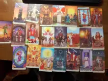 Cartas de Tarot y guía, juego de adivinación del destino, cubierta para fiesta, vacaciones, juegos de mesa