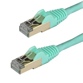 

Cord 7,5m Network Ethernet Cat6a Aqua without Hooks with Copper Wire