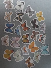 46 Uds Kawaii mariposa decoración álbum programa pegatinas Scrapbooking Agenda diario pegajoso papel de