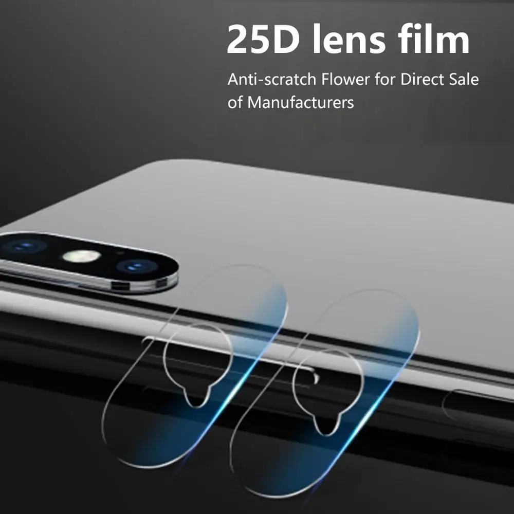 For iPhone XS Professional Clear Back Camera Lens Screen Protector Protective Film Tempered Glass Screen Protector Lens Film