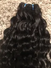 Extensiones de cabello humano brasileño ondulado, 10-30 pulgadas, 3 o 4 mechones, doble trama, 100%