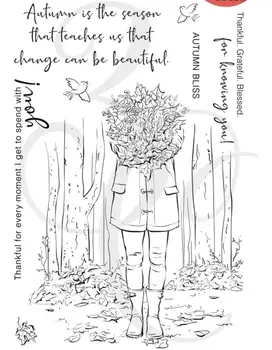 

fall Clear Silicone Stamp / seal for DIY Scrapbooking / Album Decorative Clear Stamp Sheets A507