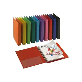 

Wallet with 4 rings for stock Office blue A4 17x220x300mm 36801747SSEI ROTA3.01