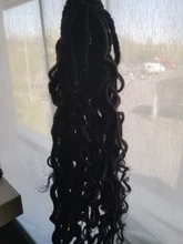 Trenzas de ganchillo sintéticas para mujer, extensión de Pelo trenzado de diosa del río Passion Twist, pelo marrón ombré con X-TRESS de pelo rizado