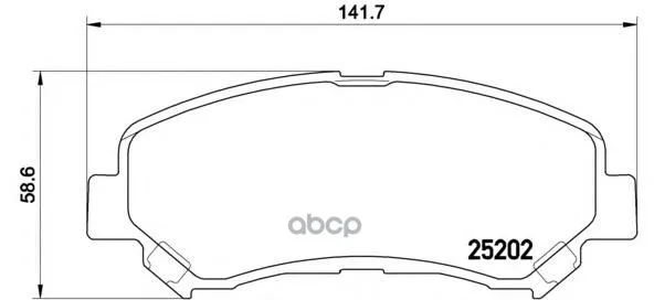 Колодки Тормозные Дисковые Suzuki: Kizashi 2.4/2.4 4x4 10- Brembo арт. P79028
