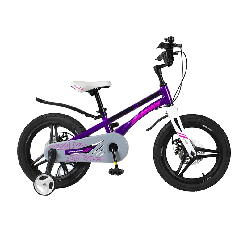 Велосипед MAXISCOO Ultrasonic Делюкс -16&quot-22г. (фиолетовый) MSC-U1601D |