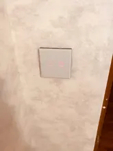 Wall-Light Glass-Panel Crystal Touch-Screen White Ac110-220v Standard Szaoju EU 1set