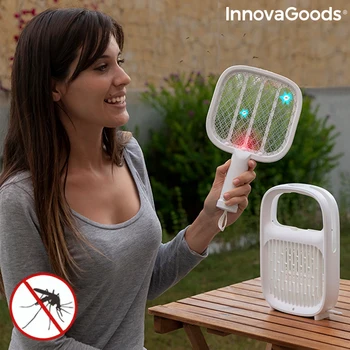 

2 in 1 Rechargeable Mosquito Repellent Lamp and Insect-killing Racquet Swateck InnovaGoods