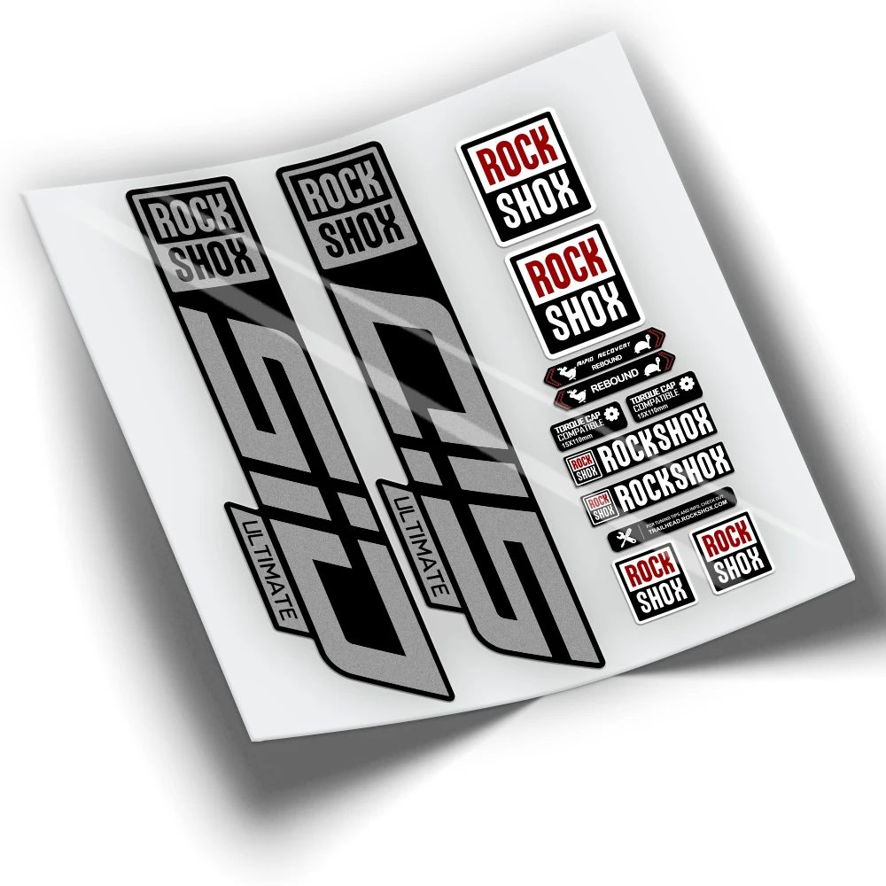 Adesivi Rockshox Sid Ultimate 2021 Wp340 Adesivi Per Biciclette In Vinile Adesivi Per Mountain Bike Accessori Per Bici