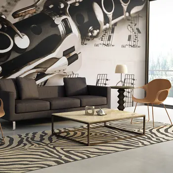 

Wall mural-clarinet and musical notes-300x231 cm