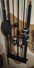Fishing-Pole-Holder Garage Wall-Mount Vertical-6-Rod-Rack Booms for Modular
