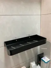 Bathroom Shelf Storage-Holder Wall-Shelves Kitchen Aluminum Corner