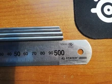 Barra de barra redonda de acero inoxidable 316, en Stock, eje lineal, 500mm de longitud, M3 M4 M5 M6 M8 M10 M12, M14, M15, M16, M18, M20