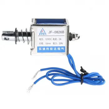 

Electromagnet empuja-estira to 12Vdc with normally open return spring-JF-0826B