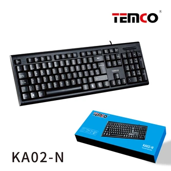 

Computer keyboard with Cable 02 Black