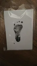 Kit de impresión a mano no tóxico para cuidado de bebés, imprimir huella, recuerdos, almohadilla de tinta de huella para recién nacidos, juguetes de arcilla