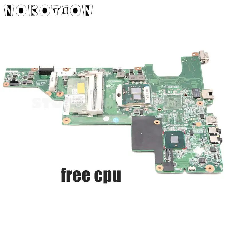 NOKOTION 646175-001 для hp 2000 COMPAQ CQ43 CQ57 материнская плата для ноутбука HM55 DDR3 Бесплатный процессор