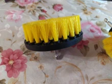 Power-Scrubber-Brush-Set Attachment-Kit Bathroom-Drill For Cleaning Yellow