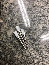 Cuenco para brochas de nailon para pulir Dental, cepillo de Prophylaxis Dental para MANGO de contraángulo, transparente, 100 Uds.