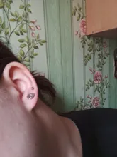 Pendientes de tuerca de acero de titanio de alta calidad para mujer y niña, joyería geométrica a la moda, regalos de cumpleaños, 1 ud./par