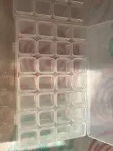 Caja de almacenamiento de plástico para joyas, compartimiento ajustable, caja para pendientes, estuche para joyería, varios tamaños