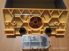 WORKBRO-kit de bisagra oculta, herramientas de carpintería, marco adecuado para el rostro, armario, bisagras de puerta, instalación, 35mm
