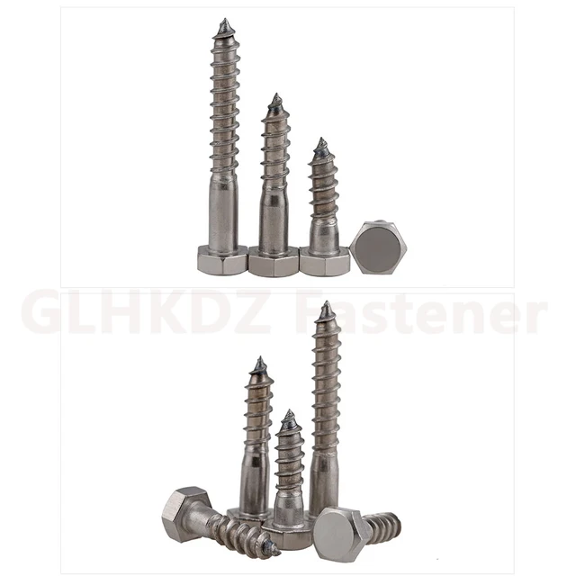 Bulloni A Testa Esagonale Viti A Testa Esagonale M6 M8 Viti A Testa Cilindrica Per Legno Bullone A Mezza Filettatura In Acciaio Inossidabile 304 Vite - Foto 12