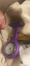 Relojes de bolsillo de moda, reloj de silicona para enfermera, broche, Túnica, reloj Fob con batería gratis, relojes Unisex, Reloj Simple y elegante