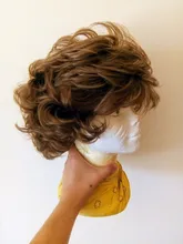 Pelucas sintéticas rizadas cortas StrongBeauty resistente al calor pelo de mujer peluca