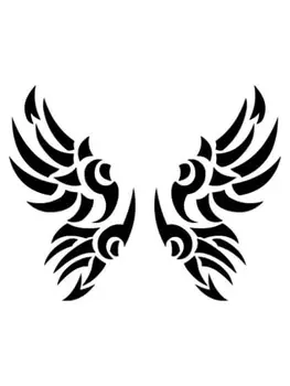 

Wings #1 - 20 cm x 10 cm-medium/large Rectangular