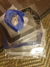Portatarjetas Horizontal de Material PU, funda de alta calidad para tarjetas de identificación, Banco de identificación, insignia de crédito, suministros escolares y de oficina, 516
