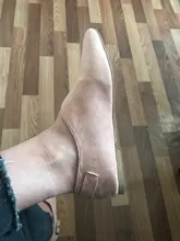 Zapatos planos de ante con punta estrecha para Mujer, mocasines de verano, Zapatos planos casuales a la moda, Size35-43 grande, 2020