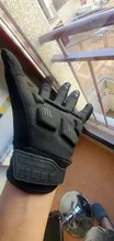 ROCKBROS-guantes de ciclismo a prueba de viento para otoño e invierno, guantes deportivos antigolpes transpirables con pantalla táctil SBR para bicicleta de montaña