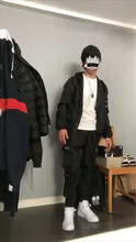 Joggers-Pants Techwear Bybbs Dark Men Hip-Hop 11 Elastic-Waist Multi-Pocket