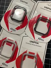 Caso de lujo de la correa para apple watch serie 5 4 3 iPhone 6 DE Metal DE ALUMINIO protector de parachoques para Apple funda para reloj 44mm 40mm 38mm 42mm