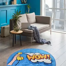 Коврики для гостиной-коврики для гостиной-Декор для комнаты-серый ковер-украшение для гостиной | Wow декоративные djt диаметр 100 см