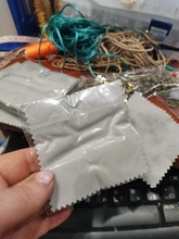 Paño de limpieza de Color plata de ley 8x8cm, paño de pulido, limpieza suave, doradas y plateadas paño de limpieza de joyas, 10 Uds., 50 Uds.