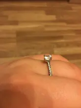 Anillo para mujeres de moda moderno, anillo de compromiso de circonita de cristal AAA blanca, regalo de joyería de boda, 2020