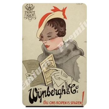 

Netherlands souvenir magnet vintage tourist poster