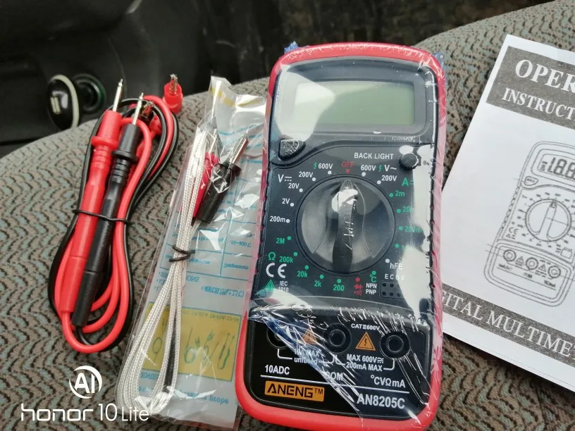Отзыв о товаре ANENG AN8205C мультиметр цифровой осциллограф автомат мультиметры цифровые тестер мультимер цифровой мультиметр напряжения транзисторов транзистор esr метр multimeter вольтметр цифровой автомобильный тик ток электрика от пользователя D***v