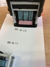 Sello de plástico con fecha de año, mes, bricolaje, sellos con ruedas, sello de goma para álbum diario, Scrapbook, papelería, suministros de oficina