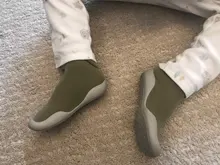 Zapatos de calcetín antideslizantes para bebé, zapatos de suela de goma suave, calcetín para bebé, botines para bebé