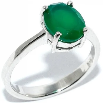 

Silver Wings ring with silver agate