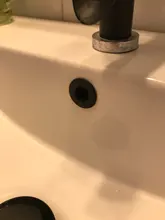 Tapa redonda para agujero de rebosadero, cubierta de desbordamiento para fregadero de cerámica, plástico/Cobre, cromado, 1 Uds.