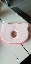 Almohada para Recién Nacido suave bebé enfermería previene la memoria de la cabeza plana cojín de espuma que forma la almohada posicionador para dormir proteger