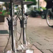 Водопровод Германия курительный набор SS кальян портативный рот советы Тяжелая нержавеющая сталь мини Бонни кальян для личного использования или бар
