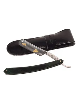 

Thiers-Issard 5/8 Straigh Razor Loup et Bélier Green Stamina handle