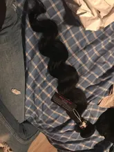 Yyong-extensiones de pelo brasileño ondulado con cierre, mechones de pelo humano Remy 4x4 con cierre de encaje, 3/ 4 Uds.