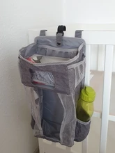 Bolsa de almacenamiento colgante para cuna de bebé, organizador para pañales, organizador para cama, artículos esenciales para bebé, juego de cama de cuna