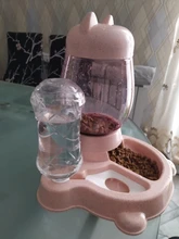 Automatic Feeder Bowl Food-Feeding-Container-Supplies 528ml-Bottle Drinking-Water Kitten